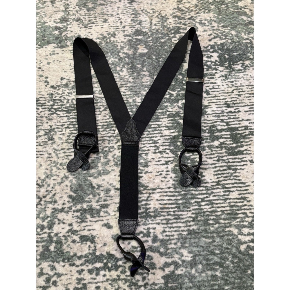 Classic Black Suspenders